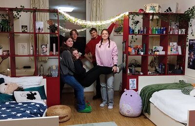 Praktische und moderne Zimmer im Internat Augustinum