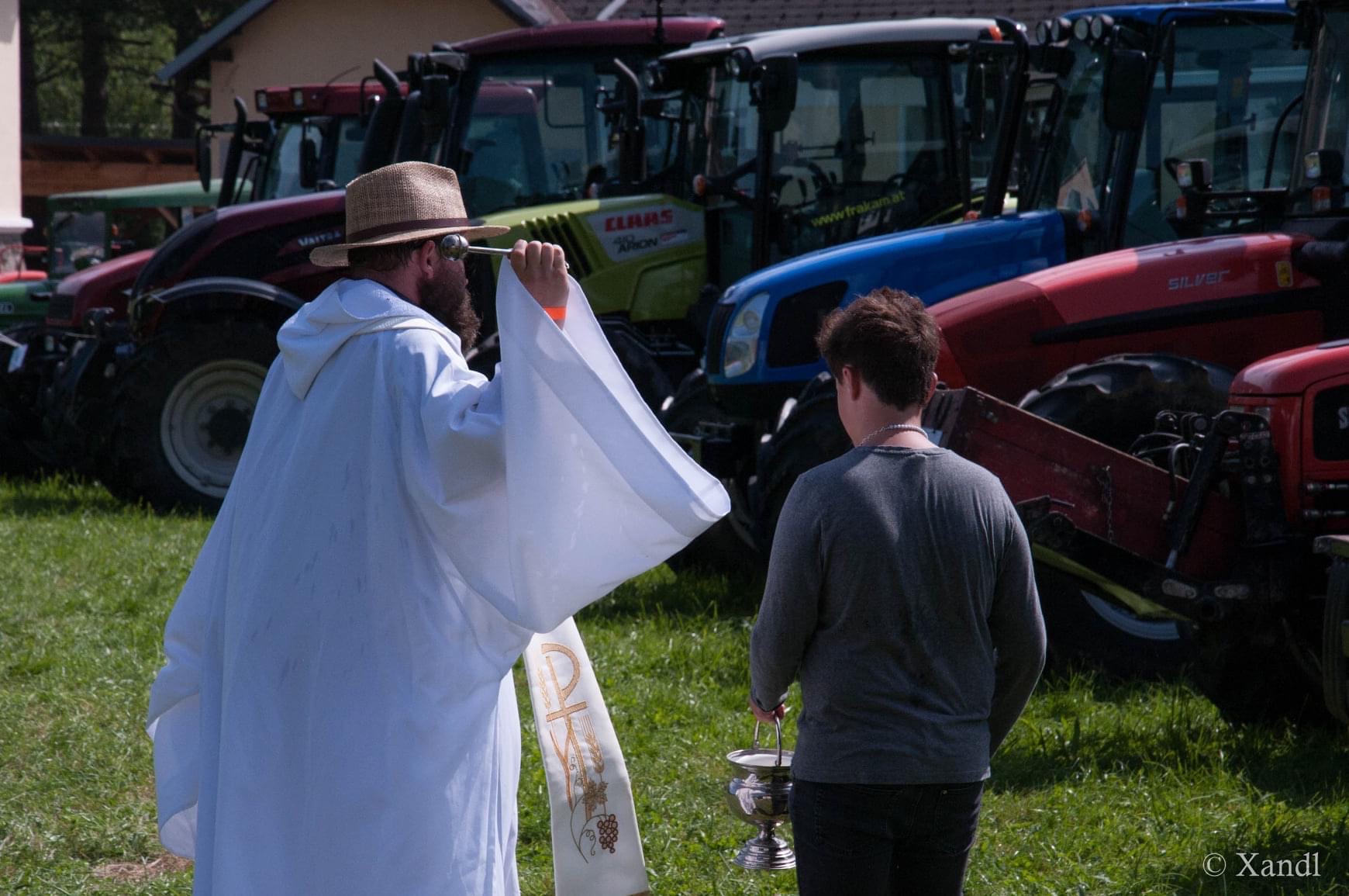 Traktorensegnung 2021 / Landjugend St. Gallen - Weißenbach Pater Ulrich